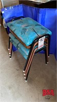 4 Upholstered Stacking Stools