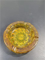 Vintage Anchor Hocking Amber Fairfield Ashtray