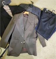 Lot of Vintage Suit Coats and Dress Pants