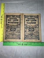 Illinois and Missouri Highway Maps