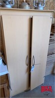 3-Shelf Wood Cabinet w/ 2 Doors