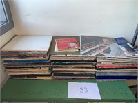 Large lot of records