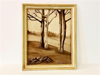 Signed Landscape Painting