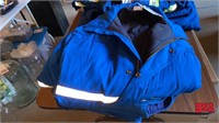 Insulated High-Vis Coat & Bib Overall Set Size XL