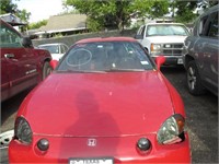 1995 HONDA CIVIC DEL SOL-006292 KEY FEE $95 STARTS