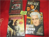 4 DVD's As shown Good cond