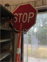 (2) Stop/Slow Down Signs