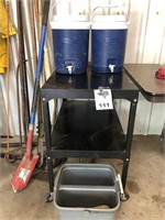 Metal Cart & Coolers