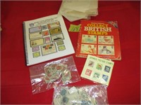 Stamp accessories & 3 bags stamps Good cond