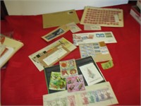 Collection of international stamps & P.O memorable