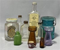 Small Antique Bottles, Etc