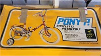 Rare Italian Pony Child's Bike W/ Orignial Box