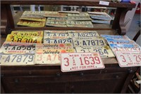 Lot of 16 Vintage Nebraska License Plates.