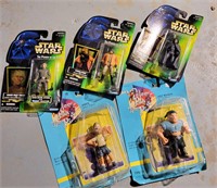 Action Figures 3 Star Wars New on Cards