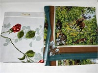 Vintage Tablecloth Linens Hunt & Rose Theme