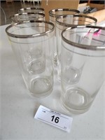 6 water glasses