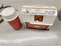 Vintage Fisher Price Barn w/ animals and fence