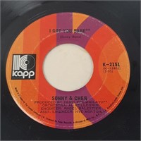 Sonny and Cher - I Got You Babe 45 rpm