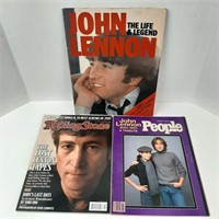 3 x John Lennon Tribute Magazines