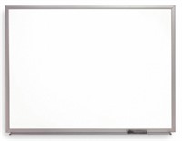 QUARTET Dry Erase Board: Wall Mounted, 36 in Dry