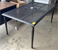 Aluminum Outdoor Table *measures 63in x 40in