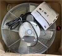 Dayton Transformer Cooling Fan: 20 in Blade Dia,