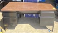 Metal Desk w/Laminate Top