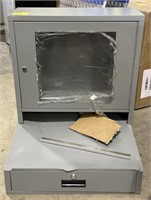 Metal Cabinet With Door/Drawer