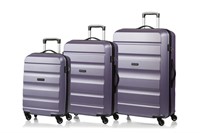CHAMPS Venice 3pc Hard Side Expandable Luggage