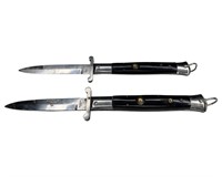 Two Vintage Rizzuto Estileto  Switchblade Knives