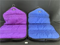 (2) Silver Mesa Padded Garment Bags