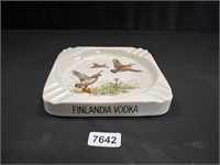 Finlandia Vodka Ceramic Ashtray