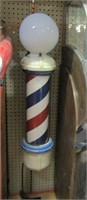 Antique Barber Pole 35" Tall