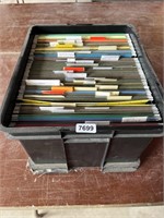 File Box w/ Hanging Files
