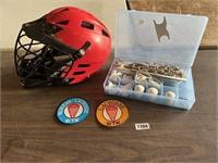 Lacrosse Helmet, Repair Kit, Stickers