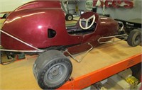 Vintage Fiberglass Body Go Cart No Engine 72" Long