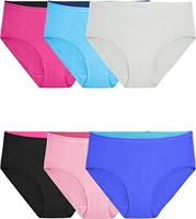FRUIT OF THE LOOM WOMENS LOW-RISE BRIEFS-6PACK