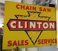Clinton Chain Saw Sales & Service Double Sided