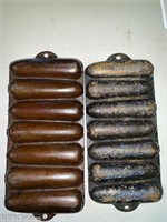 Vintage Cast Iron Cornbread Pans