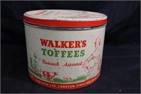 Walkers large Toffee tin