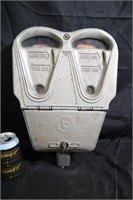 Large Rockwell double parking meter