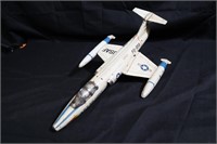 Lockheed F10 tin US air force toy plane