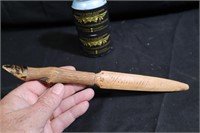 Beautifully carved old letter opener