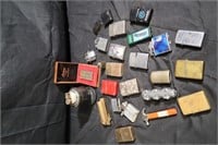 Lighter collection including Zippo`s
