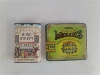 Vintage Bond Street & Mehari's Tins
