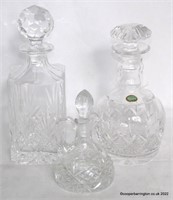 Stuart Crystal & Edinburgh Crystal Decanters