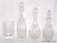 Royal Doulton Crystal 'Chelsea'  Wine Decanter Etc