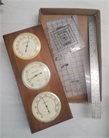 Barometer & Measuring Rulers