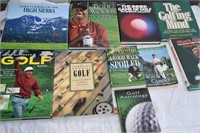 HUGE COLLECTION GOLFING BOOKS ! -A-1   TIGER WOODS