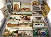 Lot of Over 130 Vintage Postcards